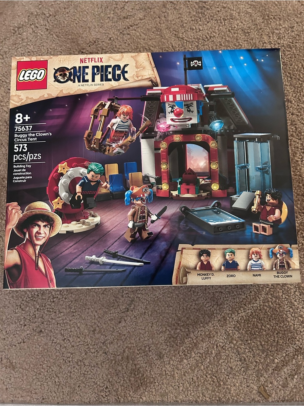 LEGO One Piece Buggy the Clown’s Circus Tent Playset